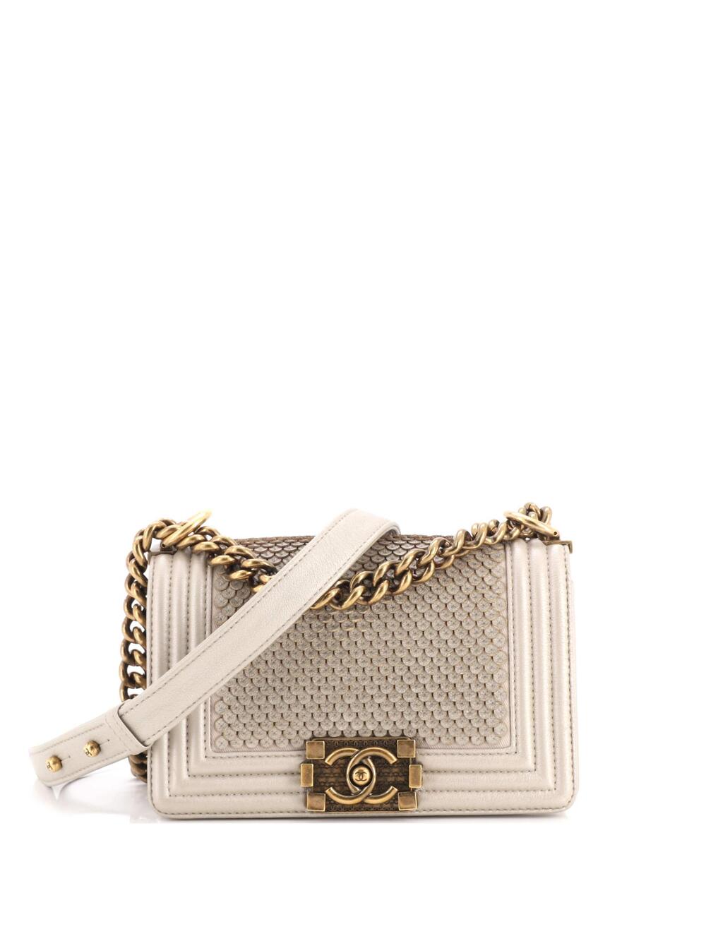 Chanel Boy Flap Bag Scaled Lambskin #296805C37B